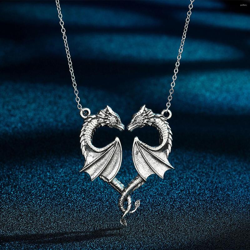 Chains JAYCOSIN Neo Gothic Couple Necklace White Black Dragon Wing Heart Pendant Romantic Fashion Accessories Valentine's
Chains JAYCOSIN Neo Gothic Couple Necklace White Black Dragon Wing Heart Pendant Romantic Fashion Accessories Valentine's