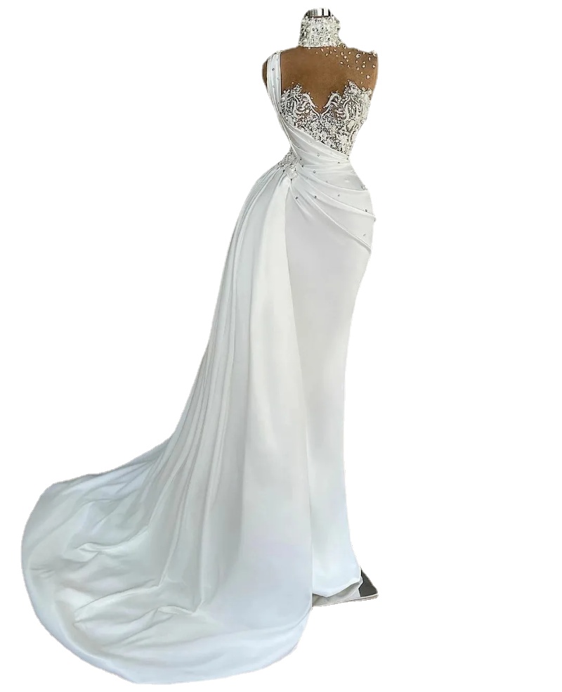 Saudi Arabia Dubai Turkey Mermaid Wedding Dresses With Detachable Train Pearls Lace Applique Beaded Bridal Gowns High Neck Modern Robes de Mariee Vestidos AL9604, Custom made from color chart
Saudi Arabia Dubai Turkey Mermaid Wedding Dresses With Detachable Train Pearls Lace Applique Beaded Bridal Gowns High Neck Modern Robes de Mariee Vestidos AL9604, Custom made from color chart