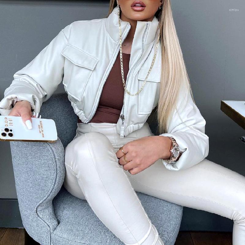 Women' Jackets 2023 Women' Autumn And Winter Stand-up Collar Wild Long-sleeved Solid Color Fashion Casual Slim Zipper Jacket Women, White
Women' Jackets 2023 Women' Autumn And Winter Stand-up Collar Wild Long-sleeved Solid Color Fashion Casual Slim Zipper Jacket Women, White