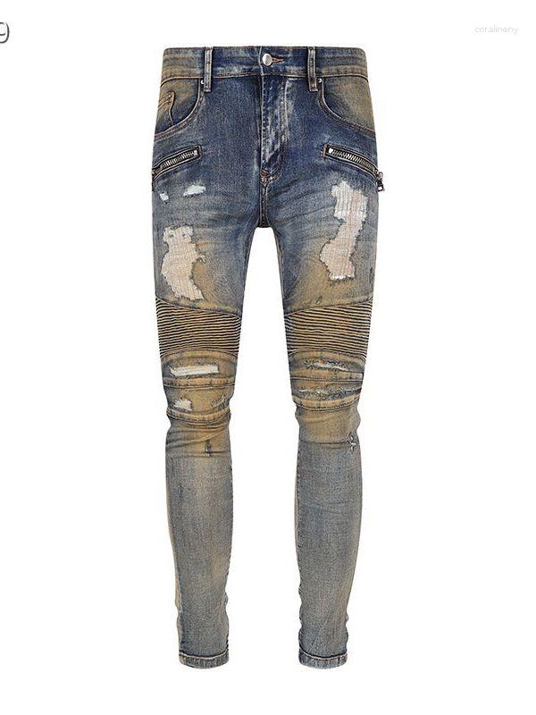 Men's Jeans AL40778 Fashion Men's 2023 Runway Luxury European Design Party Style Clothing, Picture shown
Men's Jeans AL40778 Fashion Men's 2023 Runway Luxury European Design Party Style Clothing, Picture shown