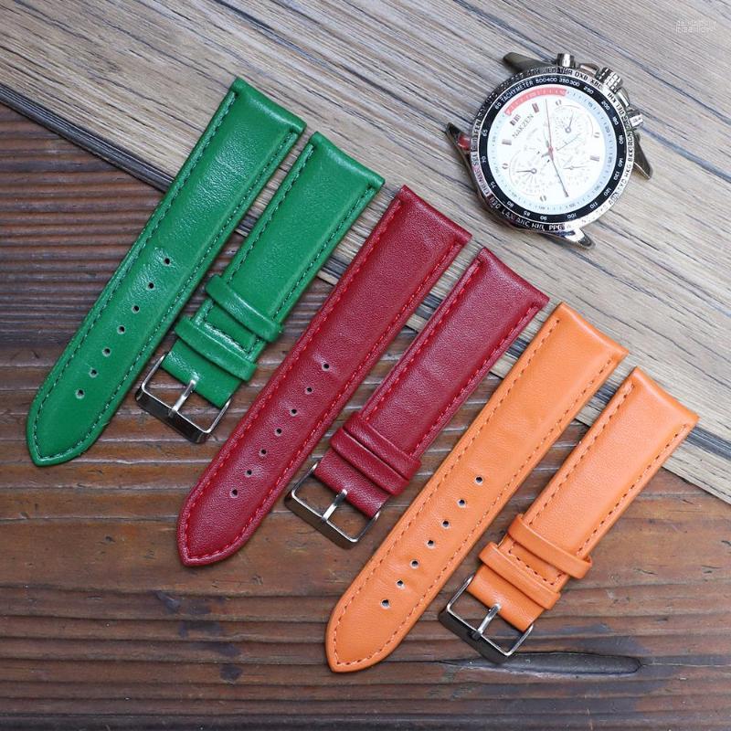 Watch Bands 22mm PU Leather Watchband Soft Band Wrist Strap With Silver Stainless Steel Buckle For Replacement
Watch Bands 22mm PU Leather Watchband Soft Band Wrist Strap With Silver Stainless Steel Buckle For Replacement