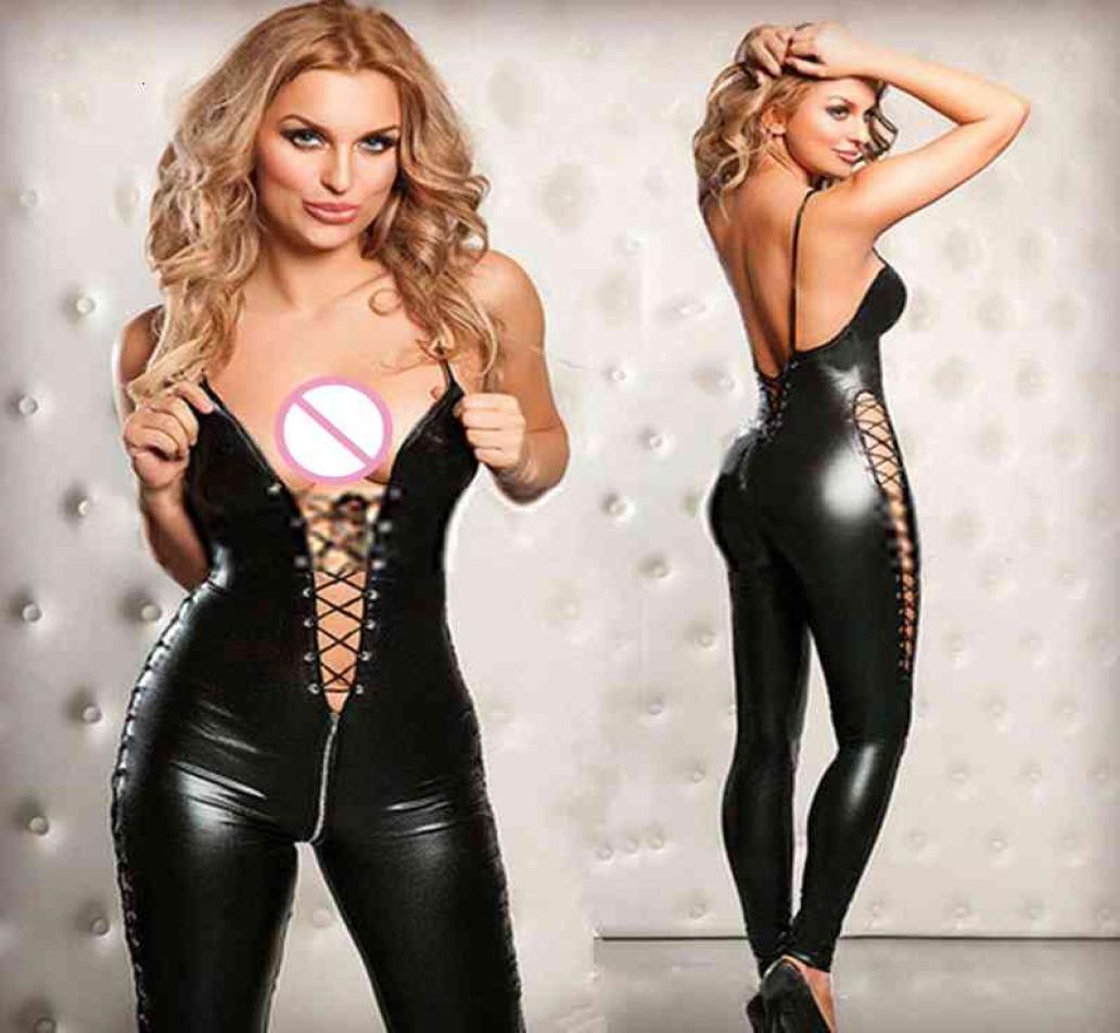 Women Sexy Costume PVC Leather Ladies Open Crotch Latex Zipper Bodysuit Catsuit Erotic Lingerie Front To After Laceup Clubwear9075442, Black
Women Sexy Costume PVC Leather Ladies Open Crotch Latex Zipper Bodysuit Catsuit Erotic Lingerie Front To After Laceup Clubwear9075442, Black