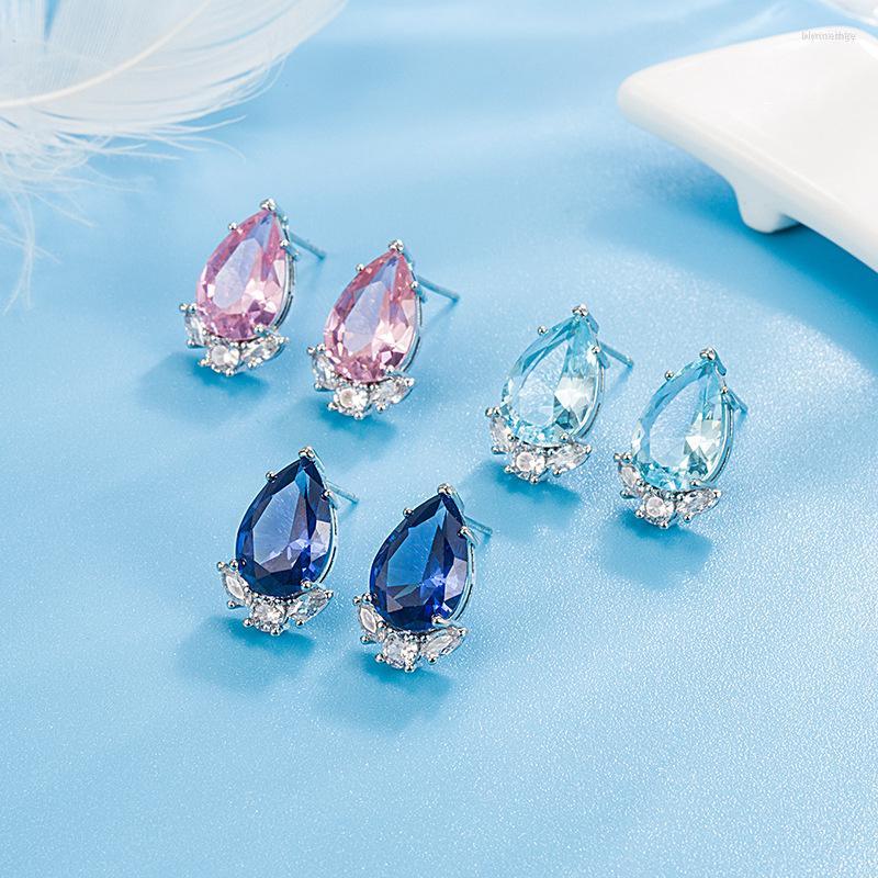 Stud Earrings Pear Cut Royal Blue Pink Stone Water Drop Zircon Wedding For Women Silver Color Daily Party Ear Studs Jewelry Gift
Stud Earrings Pear Cut Royal Blue Pink Stone Water Drop Zircon Wedding For Women Silver Color Daily Party Ear Studs Jewelry Gift