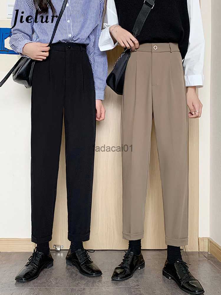 Autumn Korean High Waist Suit Harem Pants Women Fashion Casual Slim Office Lady Capri Khaki Black Pants Female SXXL L230621
Autumn Korean High Waist Suit Harem Pants Women Fashion Casual Slim Office Lady Capri Khaki Black Pants Female SXXL L230621