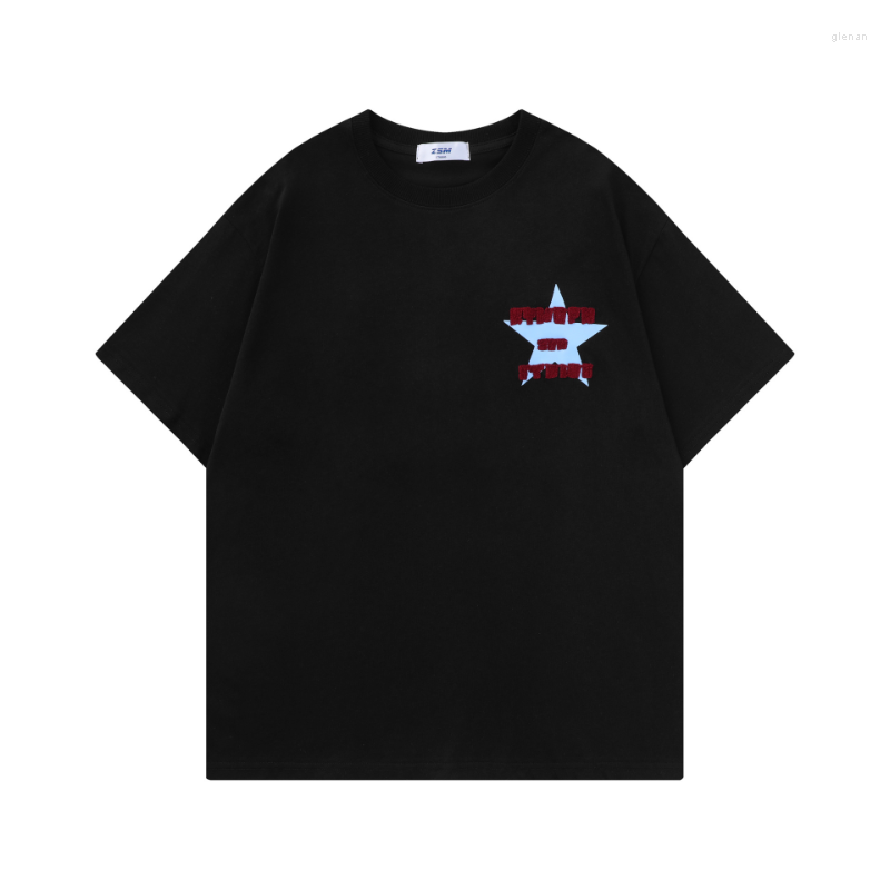 Men' T Shirts Tee Vintage Letter Tassel Embroidery Short Sleeve T-shirt Men' And Women' Summer Oversize Loose Couple Half Y2k Top, Black 
Men' T Shirts Tee Vintage Letter Tassel Embroidery Short Sleeve T-shirt Men' And Women' Summer Oversize Loose Couple Half Y2k Top, Black