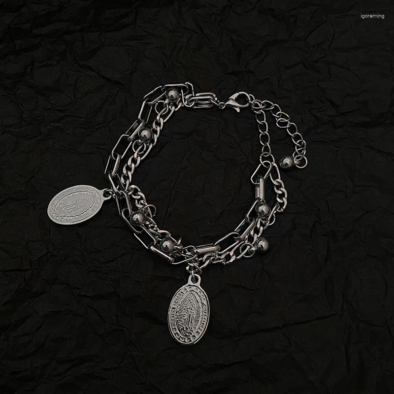 Link Bracelets Couple Bracelet Female Korean Ins Simple High-grade Fashion Jewelry