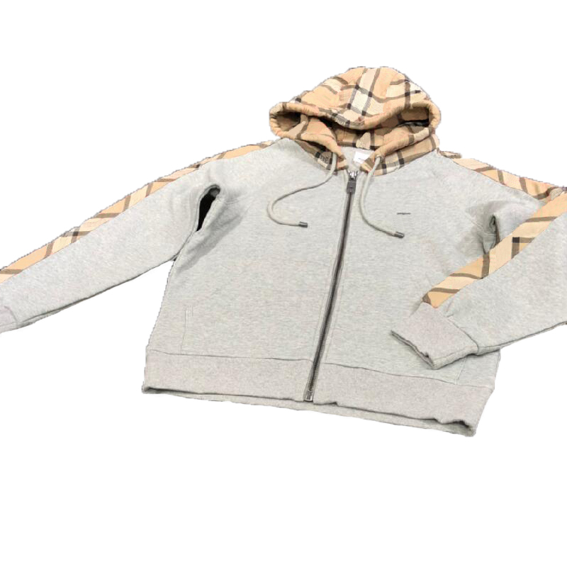 Hoody designer hoodie tide brand burb hooded full zip Up classicplaid stitching loose pullover Men Women Hoodies Fashion Cotton Black red blue gray Jacket size S-XXL
Hoody designer hoodie tide brand burb hooded full zip Up classicplaid stitching loose pullover Men Women Hoodies Fashion Cotton Black red blue gray Jacket size S-XXL