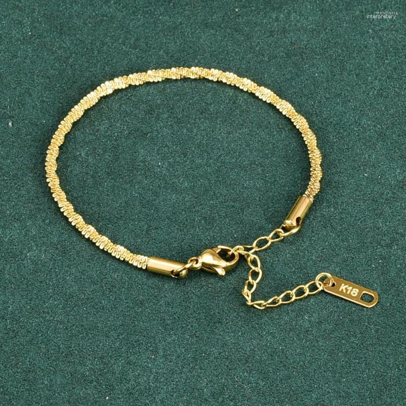 Link Bracelets Fashion 2023 In Accessories Items With Short Shiny Titanium Steel Gold-plated Jewelry Women
Link Bracelets Fashion 2023 In Accessories Items With Short Shiny Titanium Steel Gold-plated Jewelry Women