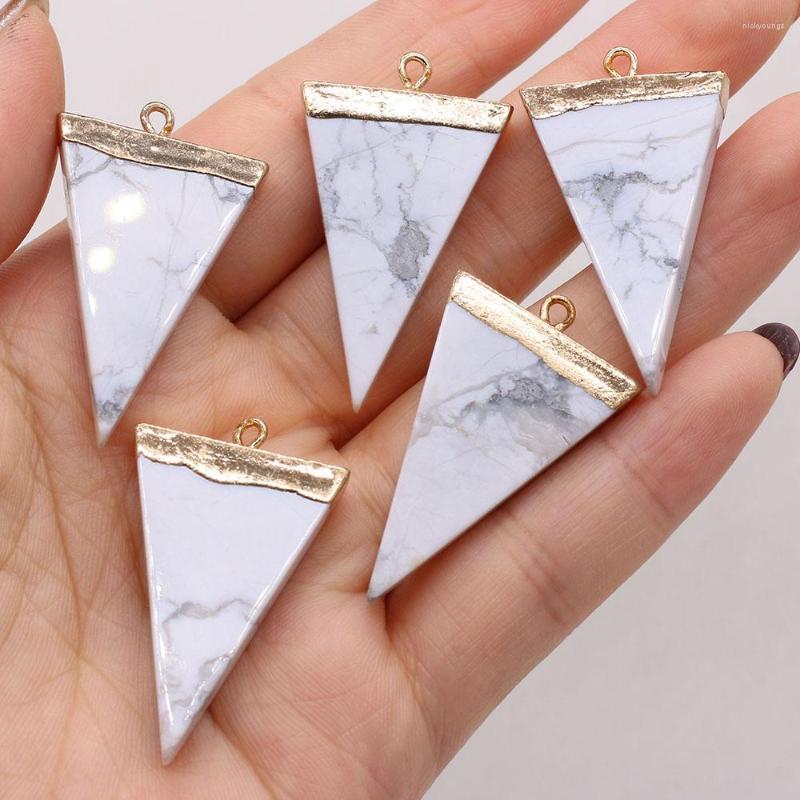 Charms Natural Stone White Turquoise Triangle Pendant Crafts For Jewelry MakingDIY Necklace Earring Accessories Charm Gift Party23x38mm
Charms Natural Stone White Turquoise Triangle Pendant Crafts For Jewelry MakingDIY Necklace Earring Accessories Charm Gift Party23x38mm
