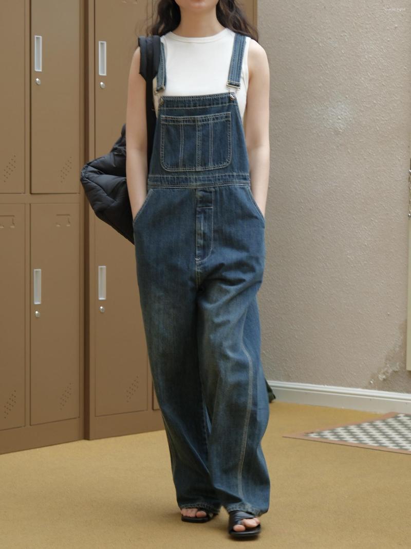 Women' Jeans Spring And Summer Women' Casual Solid Color Loose Wide Leg Denim Strap Pants, Blue
Women' Jeans Spring And Summer Women' Casual Solid Color Loose Wide Leg Denim Strap Pants, Blue