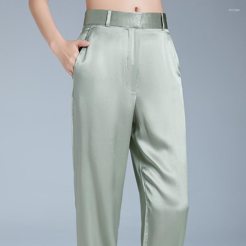 Women's Pants 2023 Summer Heavyweight Silk Women's Thin Style Cool High Waist Comfortable Mulberry Leggings Harun, Green
Women's Pants 2023 Summer Heavyweight Silk Women's Thin Style Cool High Waist Comfortable Mulberry Leggings Harun, Green