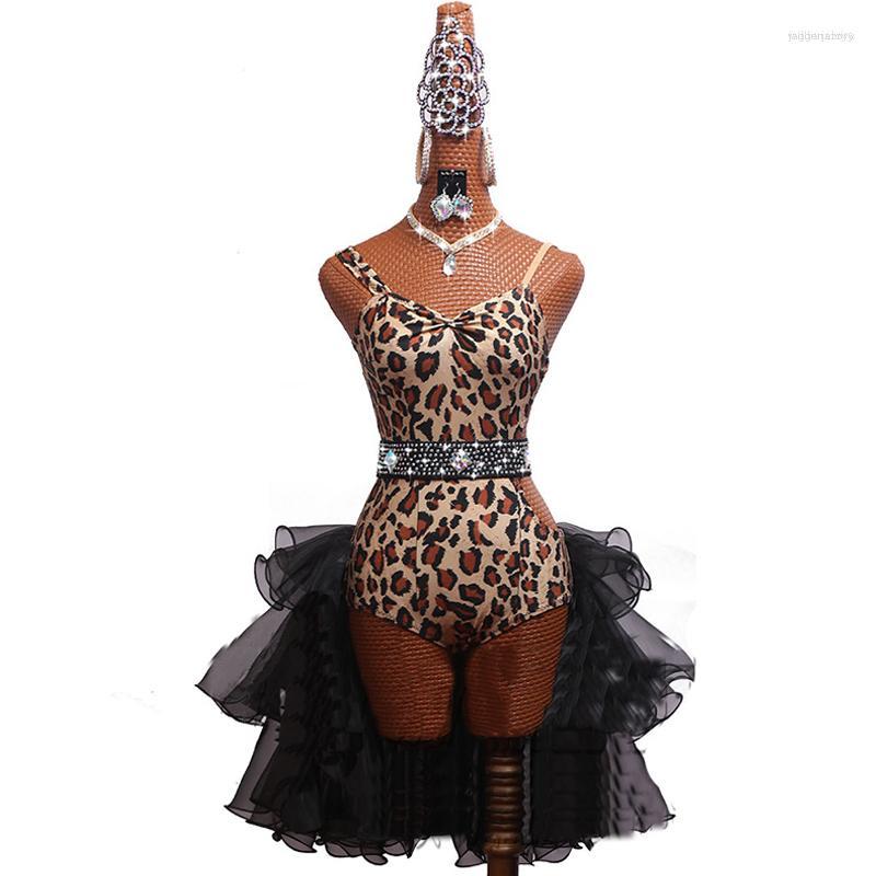 Stage Wear Summer Sexy Leopard Print Profession Latin Dance Dress Women Ropa Danza Salsa Samba Tango Ballroom Competition Costume Dresses, Ornaments
Stage Wear Summer Sexy Leopard Print Profession Latin Dance Dress Women Ropa Danza Salsa Samba Tango Ballroom Competition Costume Dresses, Ornaments