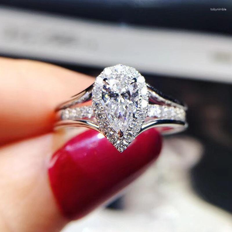 Wedding Rings 2023 Fashion Ring Delicate Pear-shaped Water Drop Shaped Zircon Ladies F733
Wedding Rings 2023 Fashion Ring Delicate Pear-shaped Water Drop Shaped Zircon Ladies F733