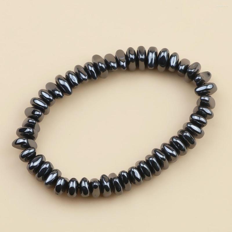 Link Bracelets YHBZRET Fava Bean Shape Beads Neutral Bracelet Fashion Natural Hematite Stone Jewelry Accessories For Masculino Daily Wear
Link Bracelets YHBZRET Fava Bean Shape Beads Neutral Bracelet Fashion Natural Hematite Stone Jewelry Accessories For Masculino Daily Wear