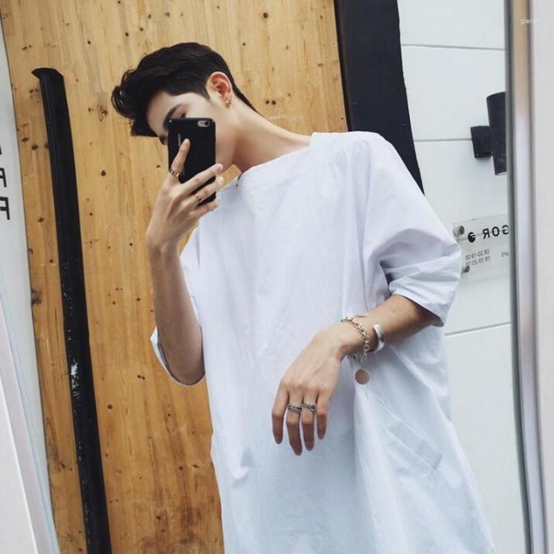 Men's T Shirts Summer Personalized Loose Men Cotton T-shirt Short Sleeve Hip-hop Tops Menswear Trendy Nightclubs Hair Stylist Male, Black
Men's T Shirts Summer Personalized Loose Men Cotton T-shirt Short Sleeve Hip-hop Tops Menswear Trendy Nightclubs Hair Stylist Male, Black