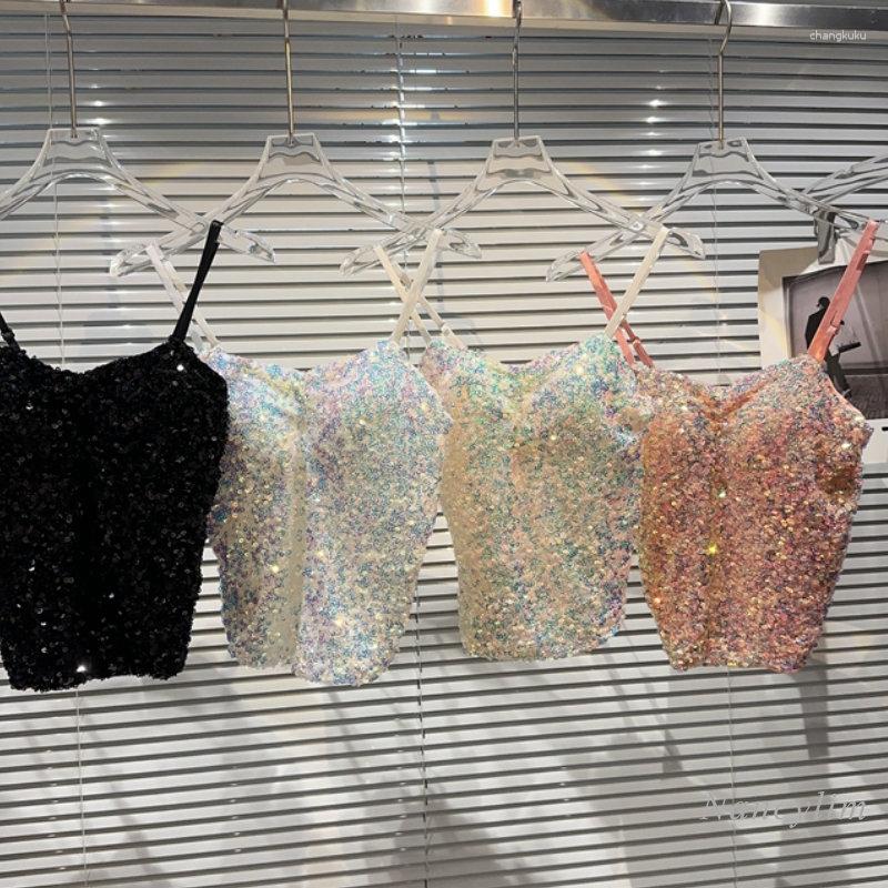 Women's Tanks Shiny Sequin Camisole For Women 2023 Summer Nightclub Socialite Girl Gradient Full Body Sequins Sexy Chest Pad Y2k Top, Black
Women's Tanks Shiny Sequin Camisole For Women 2023 Summer Nightclub Socialite Girl Gradient Full Body Sequins Sexy Chest Pad Y2k Top, Black