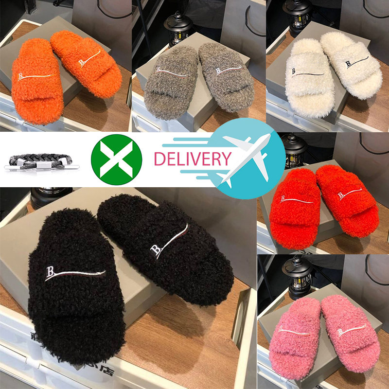Luxurys designers Women Ladies wool Slippers Slides Winter fur Fluffy Furry Warm letters Sandals Comfortable Fuzzy Girl Flip Flop Slipper slide, Color #1
Luxurys designers Women Ladies wool Slippers Slides Winter fur Fluffy Furry Warm letters Sandals Comfortable Fuzzy Girl Flip Flop Slipper slide, Color #1