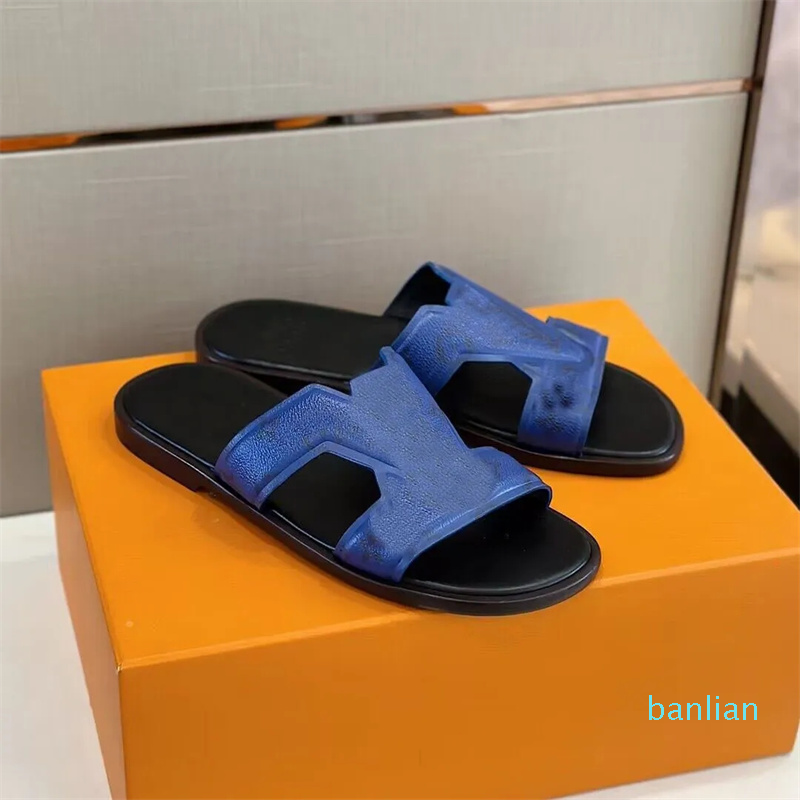 Luxury Summer Sandals Shoes Calfskin Leather Men Slippers Slip On Beach Slide Flats Boy's Thongs Cut-out Flip Flops Casual Walking EU38-46 BOX
Luxury Summer Sandals Shoes Calfskin Leather Men Slippers Slip On Beach Slide Flats Boy's Thongs Cut-out Flip Flops Casual Walking EU38-46 BOX