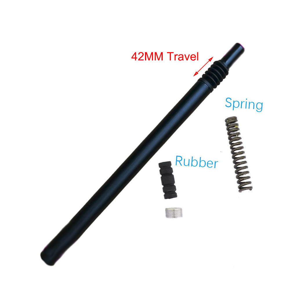 Bike Stems E bike Seatpost Suspension Damping Seat Tube 25.4 27.2 31.8 33.9 34mm Length 300 350 500 550 600mm Folding Aluminum Alloy 230621