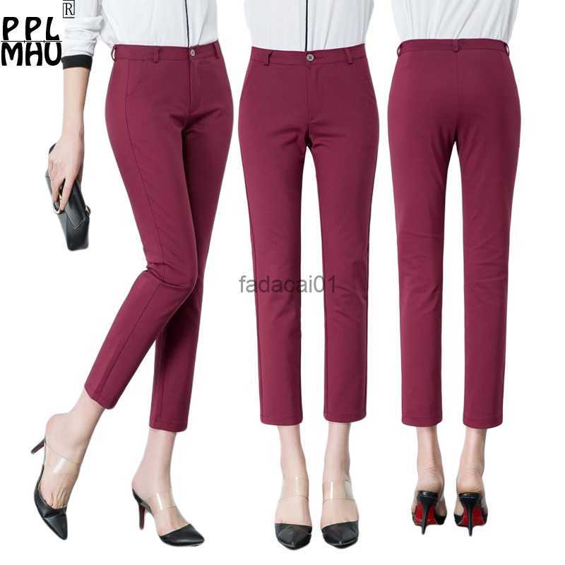 S4XL Oversize Office Lady Pencil Pants Women Wine Red Classics Suit Skinny Pantalones Spring High Waist Capris Ankle Trousers L230621, Mei red
S4XL Oversize Office Lady Pencil Pants Women Wine Red Classics Suit Skinny Pantalones Spring High Waist Capris Ankle Trousers L230621, Mei red