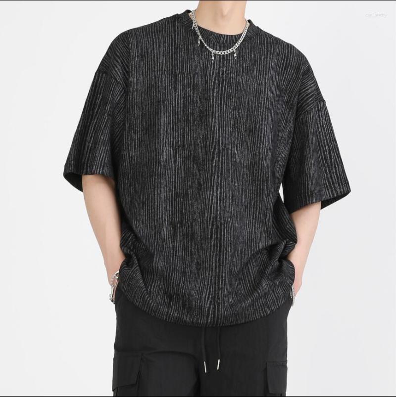 Men' T Shirts Summer Short Sleeve T-Shirt Men Niche Design Original Wood Black Loose Stripe Tops Lazy Light Cooked Wind Profile Clothing, Picture color
Men' T Shirts Summer Short Sleeve T-Shirt Men Niche Design Original Wood Black Loose Stripe Tops Lazy Light Cooked Wind Profile Clothing, Picture color