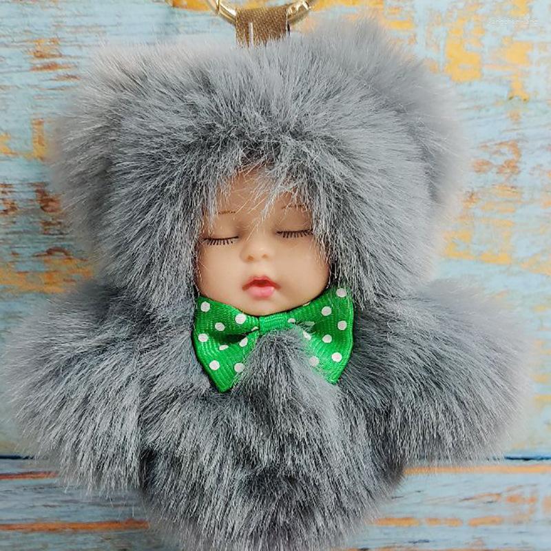 Keychains Pompom Sleeping Baby Keychain Cute Fluffy Plush Doll Women Girl Bags Keyrings Cars Key Ring Gift Charming Decoration
Keychains Pompom Sleeping Baby Keychain Cute Fluffy Plush Doll Women Girl Bags Keyrings Cars Key Ring Gift Charming Decoration