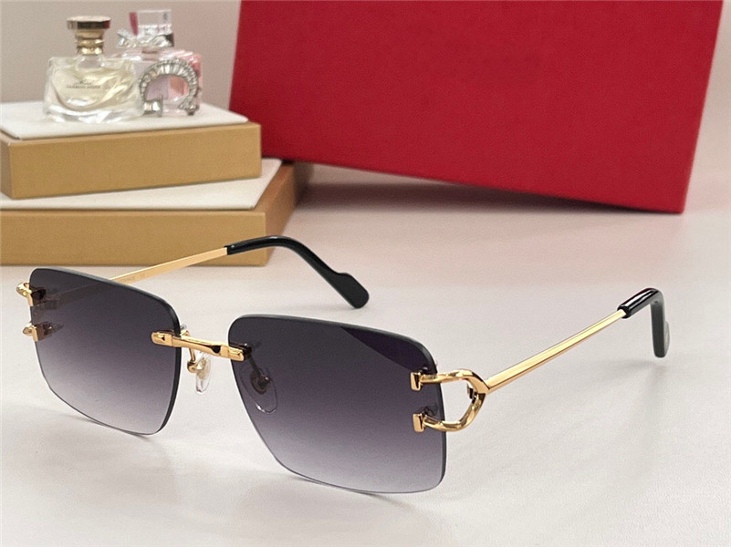 New fashion design square sunglasses 0330 rimless K gold frame simple and popular style outdoor uv400 protection glasses
New fashion design square sunglasses 0330 rimless K gold frame simple and popular style outdoor uv400 protection glasses
