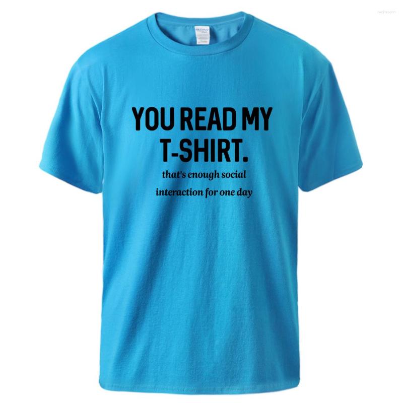 Men' T Shirts You Read My T-Shirt Printing Tee Mens Graphic Funny Vintage Tshirt All Match Fashion Clothes Cotton Loose Novelty Tshirts, Light blue
Men' T Shirts You Read My T-Shirt Printing Tee Mens Graphic Funny Vintage Tshirt All Match Fashion Clothes Cotton Loose Novelty Tshirts, Light blue
