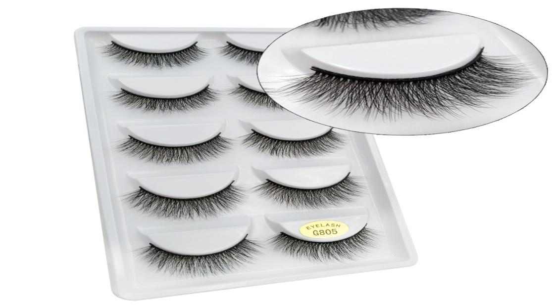 5pairs Faux Fiber False Eyelashes Synthetic Fake Lashes 3d Silk Eyelashes G8054321436
5pairs Faux Fiber False Eyelashes Synthetic Fake Lashes 3d Silk Eyelashes G8054321436