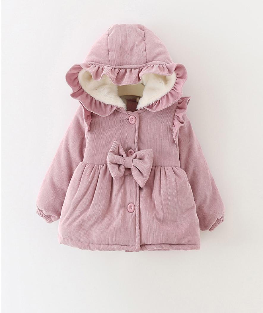 Warm Winter Baby Girls Infants Kids Snow Wear Ruffles Hooded Bow Princess Velvet Thicken Jacket Coat Parkas Outwear3585505, Pink
Warm Winter Baby Girls Infants Kids Snow Wear Ruffles Hooded Bow Princess Velvet Thicken Jacket Coat Parkas Outwear3585505, Pink