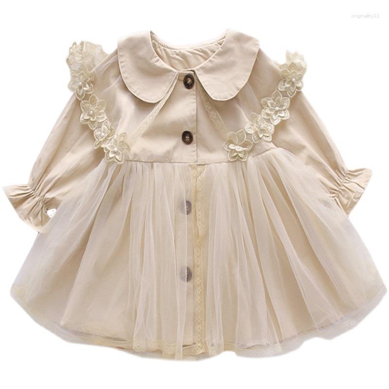 Coat Girl Dress Kids Spring Autumn Clothing Jacket Jackets Fashion Lace Windbreaker Outerwear Baby Mesh Children Princess Long, Khaki
Coat Girl Dress Kids Spring Autumn Clothing Jacket Jackets Fashion Lace Windbreaker Outerwear Baby Mesh Children Princess Long, Khaki