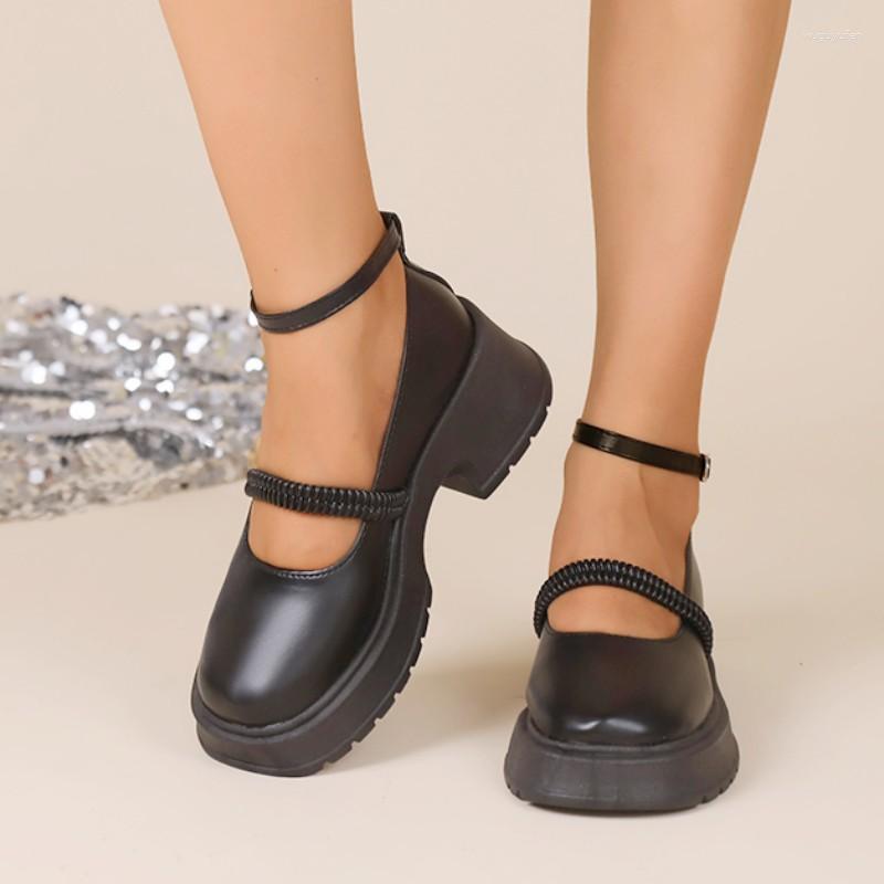 Dress Shoes Mary Jane Women Chunky High Heels Platform Sandals Summer Buckle Shallow Lolita Slipper Pumps Rome Mujer Zapatos, Black
Dress Shoes Mary Jane Women Chunky High Heels Platform Sandals Summer Buckle Shallow Lolita Slipper Pumps Rome Mujer Zapatos, Black
