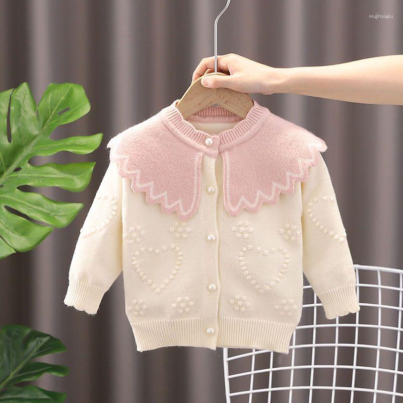 Jackets Knit Cardigan Girls Sweater 2023 Spring Autumn Korean Version Fashion Lovely Sweet Large Turn-down Collar Princess Kids Tops, Green
Jackets Knit Cardigan Girls Sweater 2023 Spring Autumn Korean Version Fashion Lovely Sweet Large Turn-down Collar Princess Kids Tops, Green