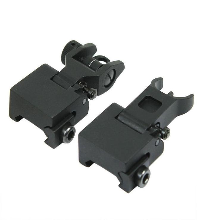 10 Sets Tactical Aluminum Flip Up Iron Front and Rear Sights Combo Set Fit for 20mm Picatinny Weaver Rails6114581, Black
10 Sets Tactical Aluminum Flip Up Iron Front and Rear Sights Combo Set Fit for 20mm Picatinny Weaver Rails6114581, Black