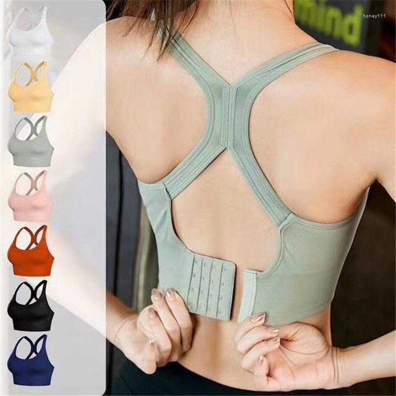Active Shirts Sexy Sports Bra Solid Back Yoga Tank Top Women Fitness Push Up Gym Shockproof Seamless Shirt Running Workout Fast Dry Vest, Pink
Active Shirts Sexy Sports Bra Solid Back Yoga Tank Top Women Fitness Push Up Gym Shockproof Seamless Shirt Running Workout Fast Dry Vest, Pink