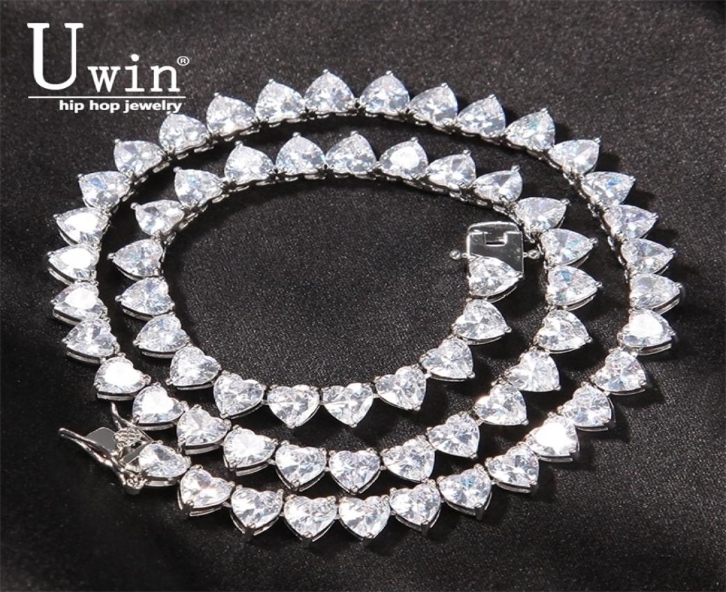 Pendant Necklaces Uwin Heart Tennis Chain 6mm Choker Micro Paved Iced Out Cubic Zirconia Luxury Bling Charm Vintage Short Necklace1859230
Pendant Necklaces Uwin Heart Tennis Chain 6mm Choker Micro Paved Iced Out Cubic Zirconia Luxury Bling Charm Vintage Short Necklace1859230