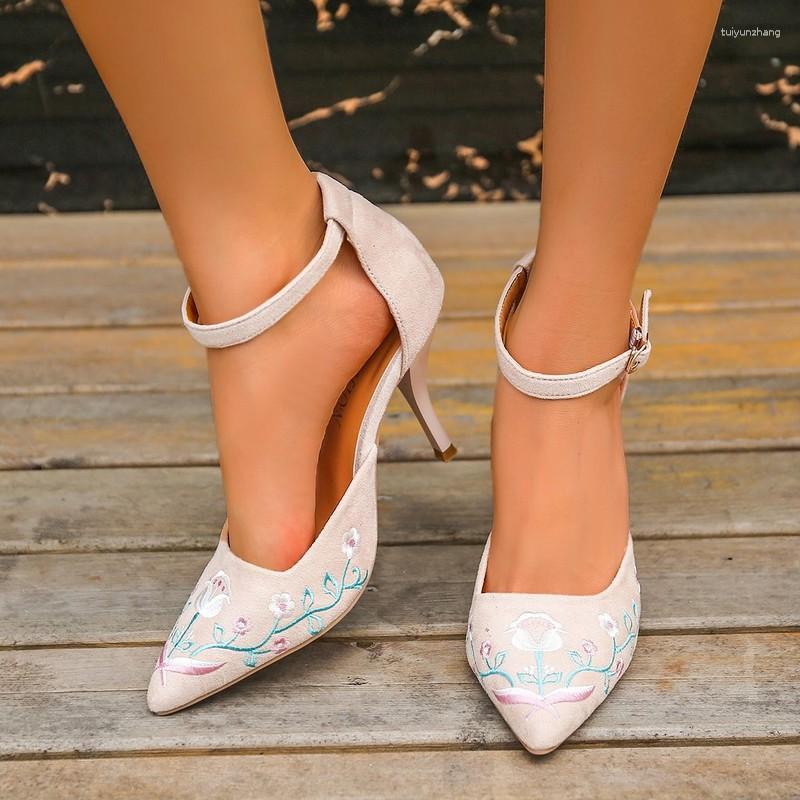 Dress Shoes 2023 Summer Fashion All-buckle Buckle Temperament Embroidered Bag Root Tip Banquet Party Zapatos De Mujer Thin Heels, Black
Dress Shoes 2023 Summer Fashion All-buckle Buckle Temperament Embroidered Bag Root Tip Banquet Party Zapatos De Mujer Thin Heels, Black