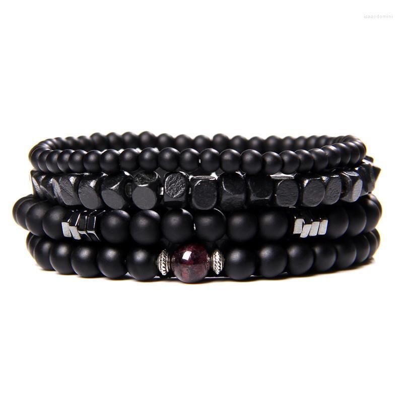 Charm Bracelets Fashion Natural Stone Beads Men Bracelet Multilayer Black Lava Onyx Punk Bangles Women Jewelry Couples Gift
Charm Bracelets Fashion Natural Stone Beads Men Bracelet Multilayer Black Lava Onyx Punk Bangles Women Jewelry Couples Gift