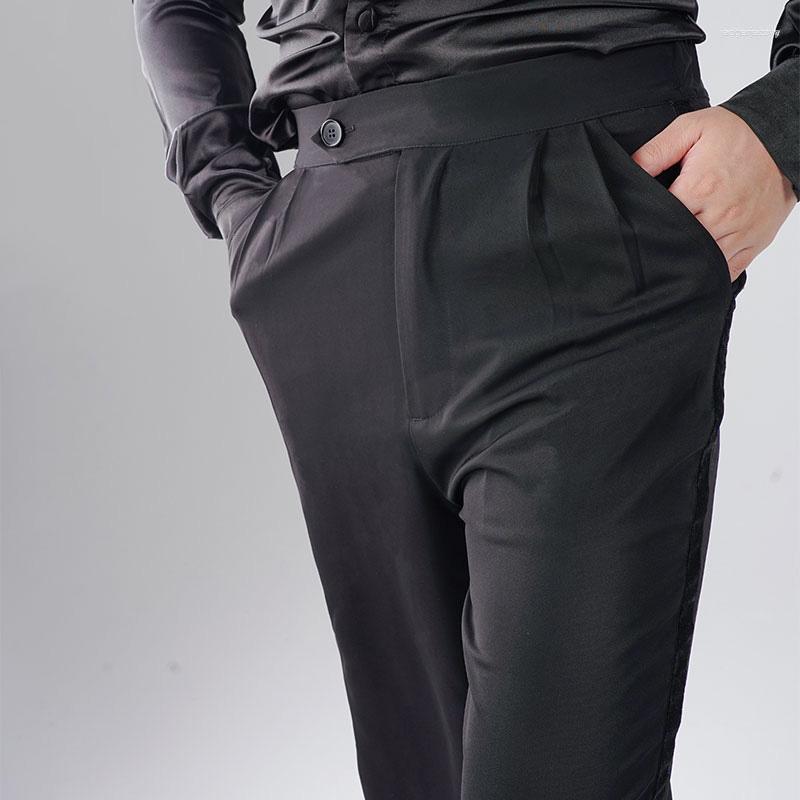 Stage Wear Black Latin Dance Pants For Men Tango Costume Performance Clothes Ballroom Practice ChaCha Outfits JL1672
Stage Wear Black Latin Dance Pants For Men Tango Costume Performance Clothes Ballroom Practice ChaCha Outfits JL1672
