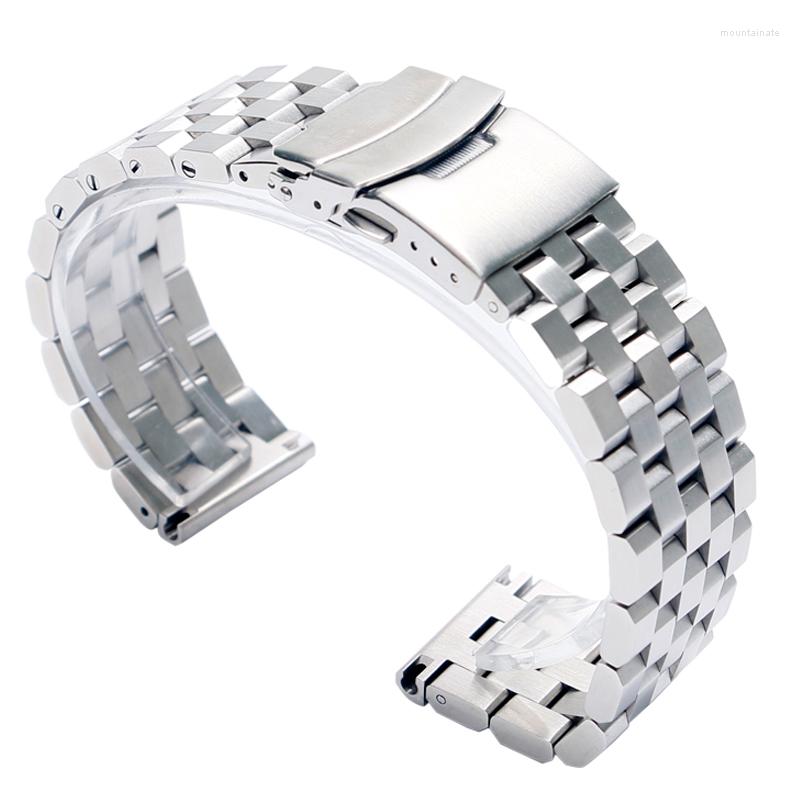 Watch Bands 22mm 20mm Silver/Black Stainless Steel Solid Link Band Strap Folding Clasp With Safety Men Replacement Correa De Reloj
Watch Bands 22mm 20mm Silver/Black Stainless Steel Solid Link Band Strap Folding Clasp With Safety Men Replacement Correa De Reloj