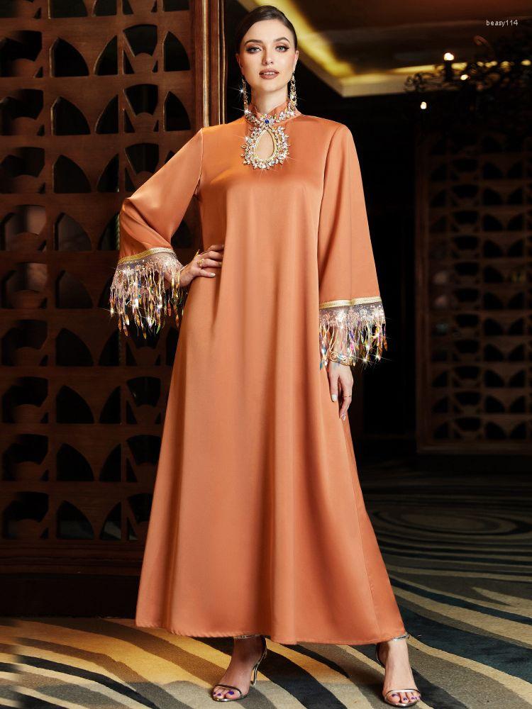 Ethnic Clothing Ramadan Satin African Dresses Islam For Women Robe Musulmane Femme Abaya Turkey Arabic Muslim Modest Dress Vestidos
Ethnic Clothing Ramadan Satin African Dresses Islam For Women Robe Musulmane Femme Abaya Turkey Arabic Muslim Modest Dress Vestidos
