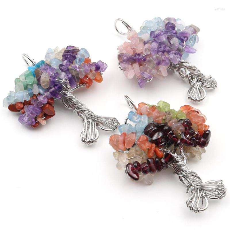 Pendant Necklaces Natural Healing Crystals Quartz Mix Stone Tree Of Life Copper Wire Wrapped Necklace 7 Chakras Gemstones Reiki Jewelry
Pendant Necklaces Natural Healing Crystals Quartz Mix Stone Tree Of Life Copper Wire Wrapped Necklace 7 Chakras Gemstones Reiki Jewelry