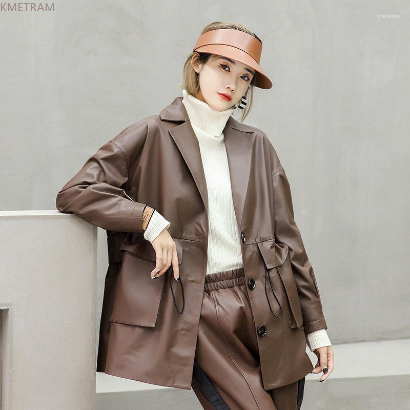 Women's Leather Real Sheepskin Jacket Women 2023 Spring Autumn Genuine Jackets For Mid-length Coat Streetwear SGG, Black
Women's Leather Real Sheepskin Jacket Women 2023 Spring Autumn Genuine Jackets For Mid-length Coat Streetwear SGG, Black