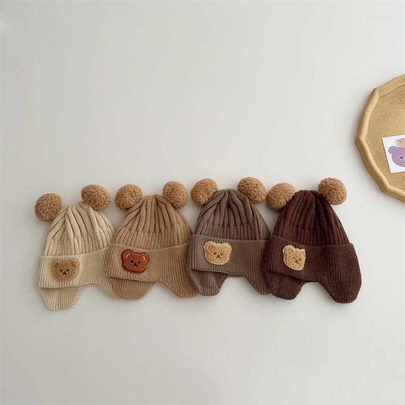 Berets Korea Bear Baby Hat Winter Warm Kids Knit Cute Pompom Beanie Cap For Girls Boys 2023 Child Autumn Accessories, Beige
Berets Korea Bear Baby Hat Winter Warm Kids Knit Cute Pompom Beanie Cap For Girls Boys 2023 Child Autumn Accessories, Beige