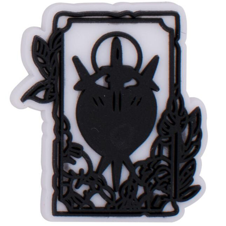 black halloween party clog shoe charms garden shoecharmss buckle fashion shoe accessories wristband decoration gift