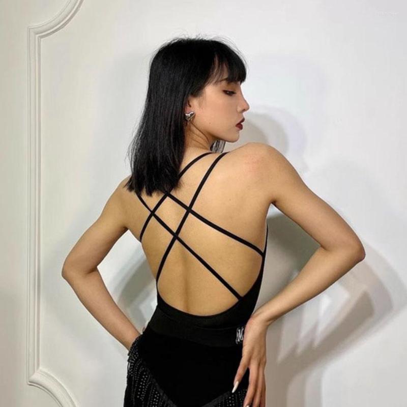 Stage Wear Striped Bare Back V Neck Tops Female Latin Dance Dress For Women Dresses Competition Ballroom Dancing Costume NY63 6163, Black tops
Stage Wear Striped Bare Back V Neck Tops Female Latin Dance Dress For Women Dresses Competition Ballroom Dancing Costume NY63 6163, Black tops