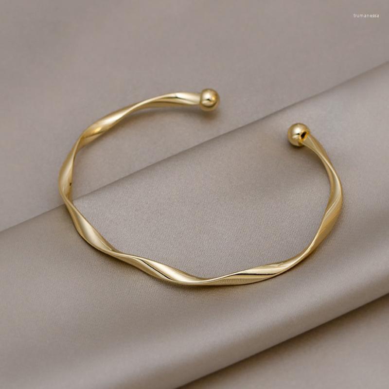 Bangle Luxury Twisted Metal Cuff Bracelets For Women Gold Color Bracelet Bangles On Hand Vintage Jewelry Fashion Accessories Gifts 2023 Raym
Bangle Luxury Twisted Metal Cuff Bracelets For Women Gold Color Bracelet Bangles On Hand Vintage Jewelry Fashion Accessories Gifts 2023 Raym