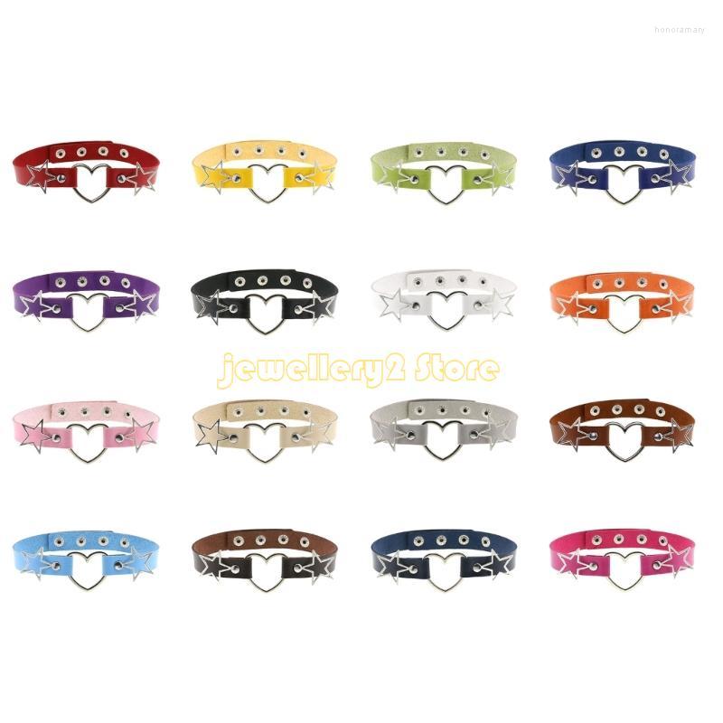 Chains C9GF European And American Style Leather- Collar Trend Heart Pentagram- Neck Bands
Chains C9GF European And American Style Leather- Collar Trend Heart Pentagram- Neck Bands