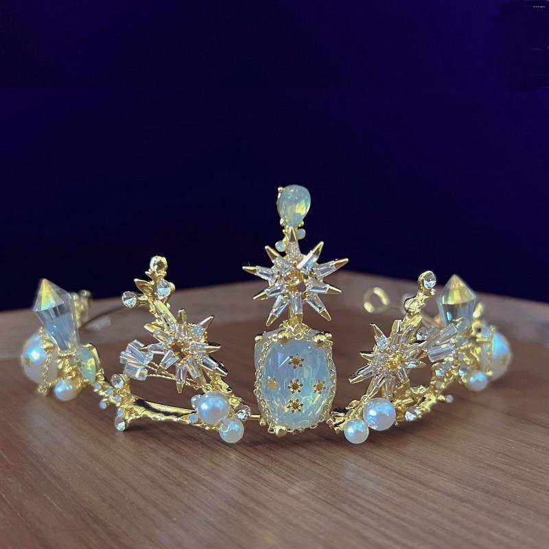 Hair Clips Baroque Brides Headbands Bridal Tiara Headpieces Evening Headdress
Hair Clips Baroque Brides Headbands Bridal Tiara Headpieces Evening Headdress