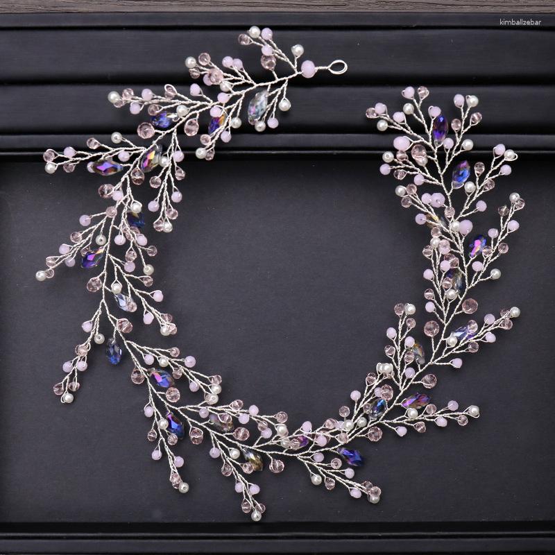 Hair Clips Luxury Crown Pink Colorful Crystal Tiara Handmade Vine Headbands Ornament Bridal Wedding Dress Accessories
Hair Clips Luxury Crown Pink Colorful Crystal Tiara Handmade Vine Headbands Ornament Bridal Wedding Dress Accessories